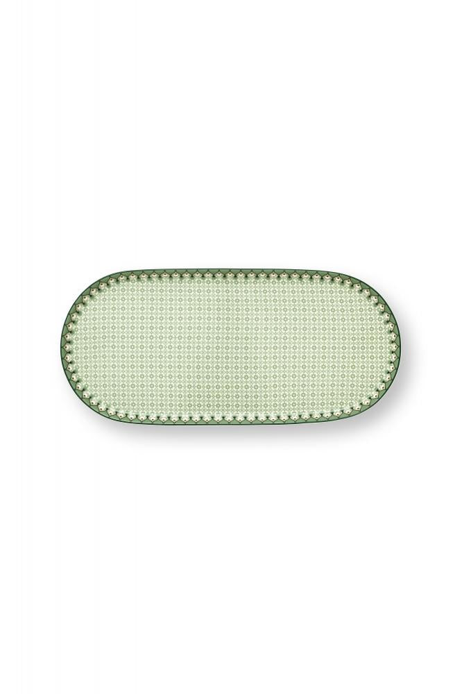 Plateau Sucre/Lait 25 cm Lily & Lotus Tiles Light Green, Pip Studio