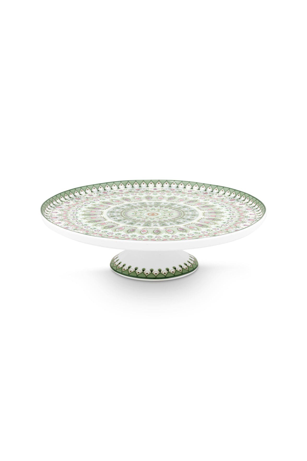 Plat à Gâteaux sur Pied 21cm, Lily&Lotus Vert Clair