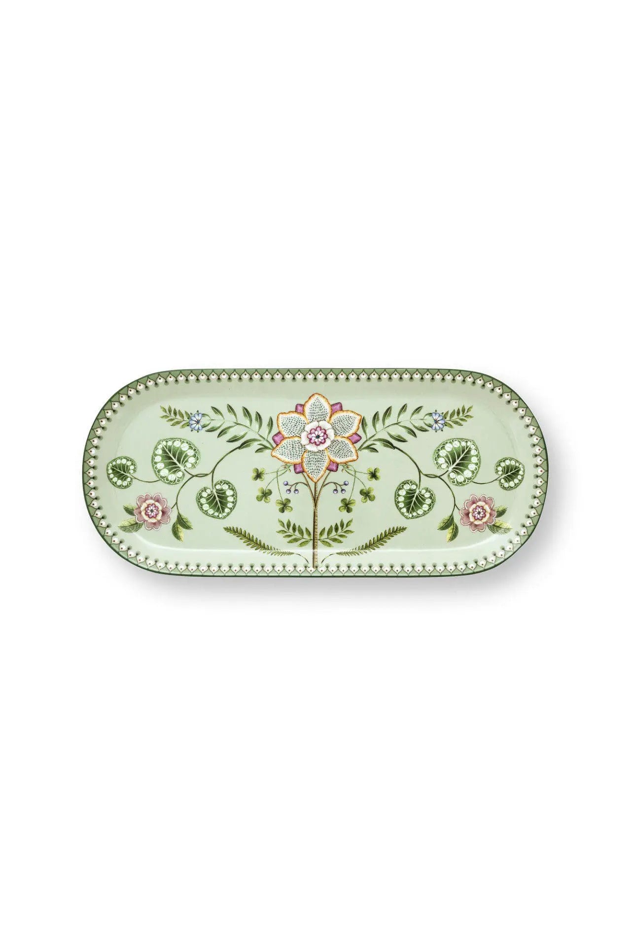 Plat à Cake 33cm, Lily & Lotus Vert Clair