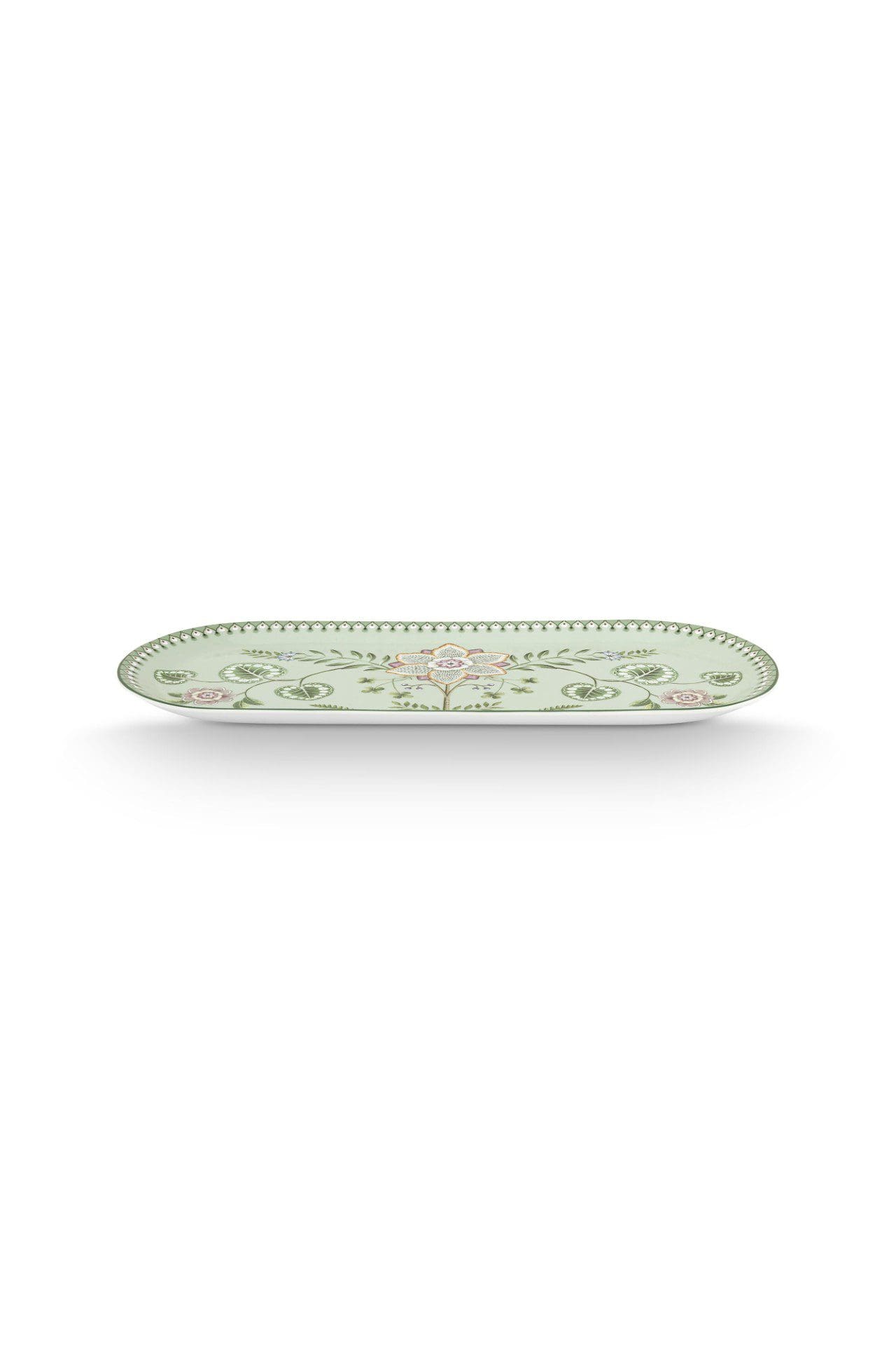 Plat à Cake 33cm, Lily & Lotus Vert Clair