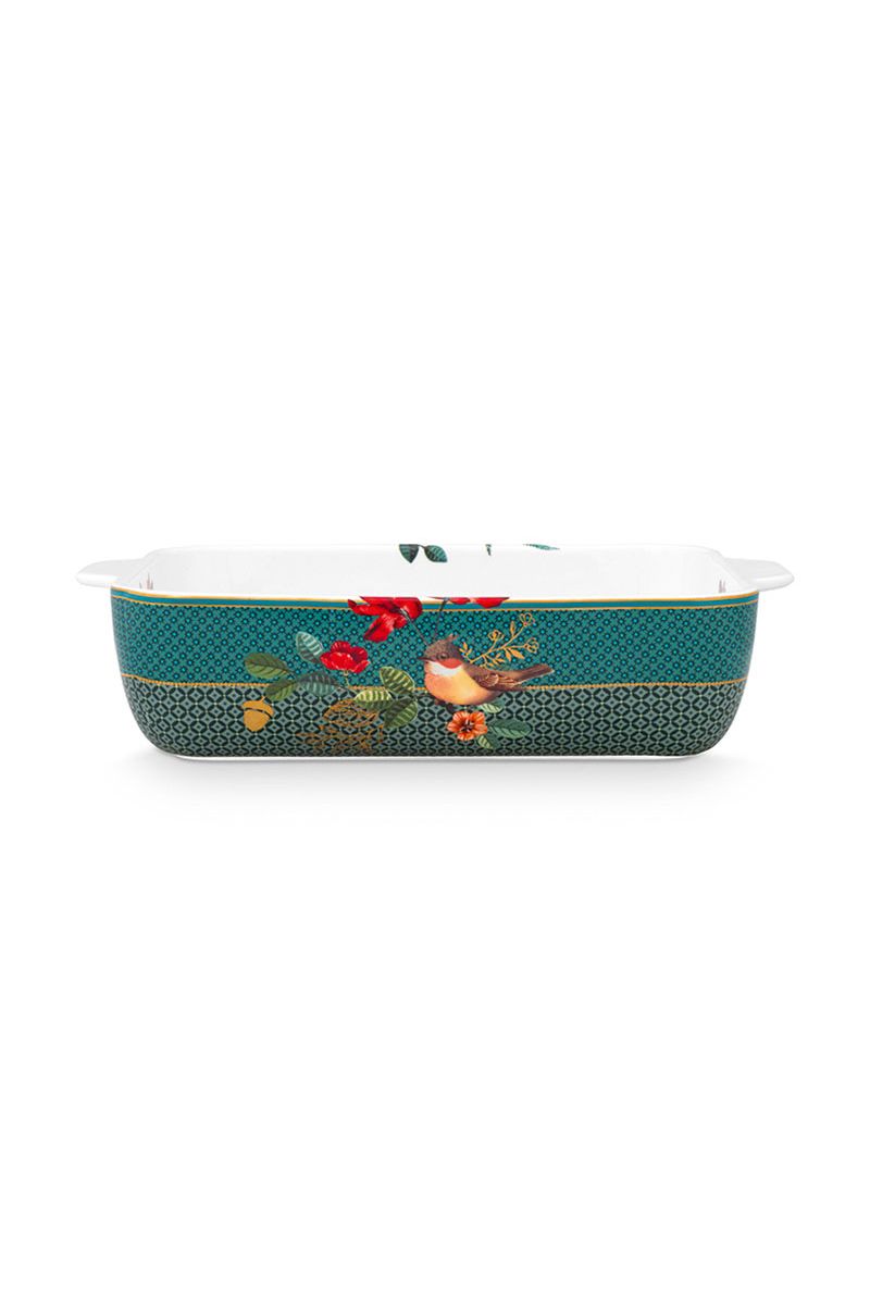 Plat de cuisson rectangulaire, Winter Wonderland Squirrel Green, Pip Studio