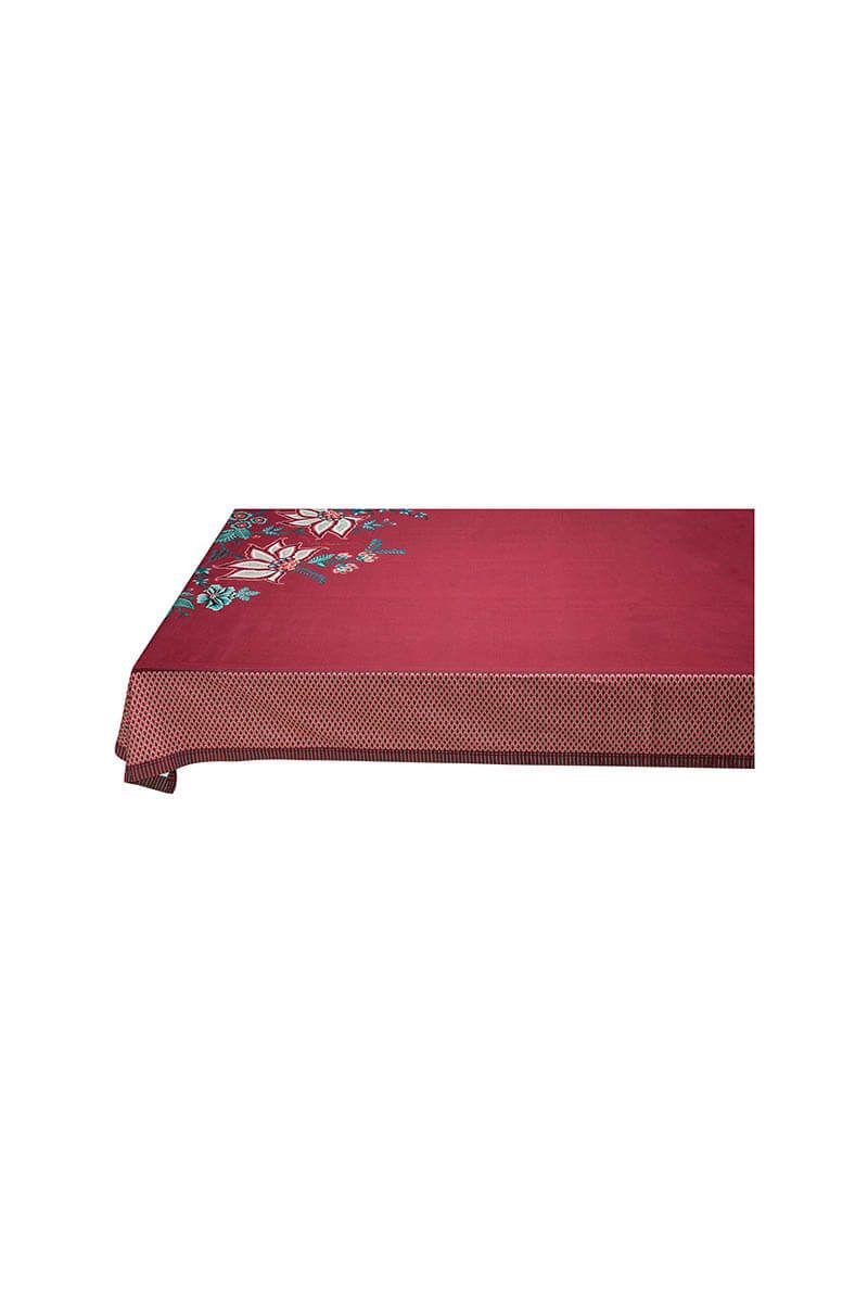 Nappe 150x250cm, Flower Festival Dark Pink, Pip Studio