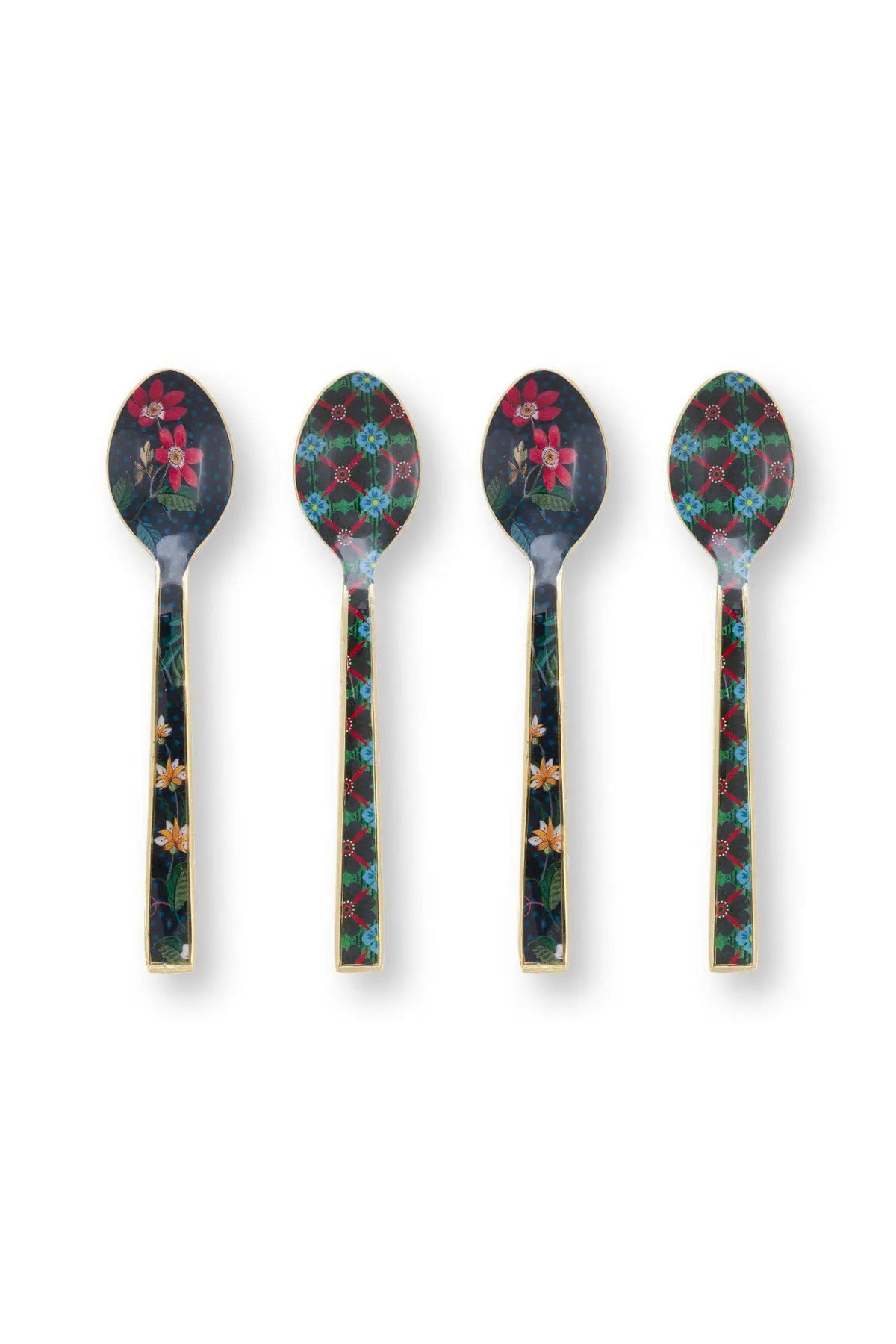 Lot de 4 cuillères émaillées, Berry Blues, Pip Studio