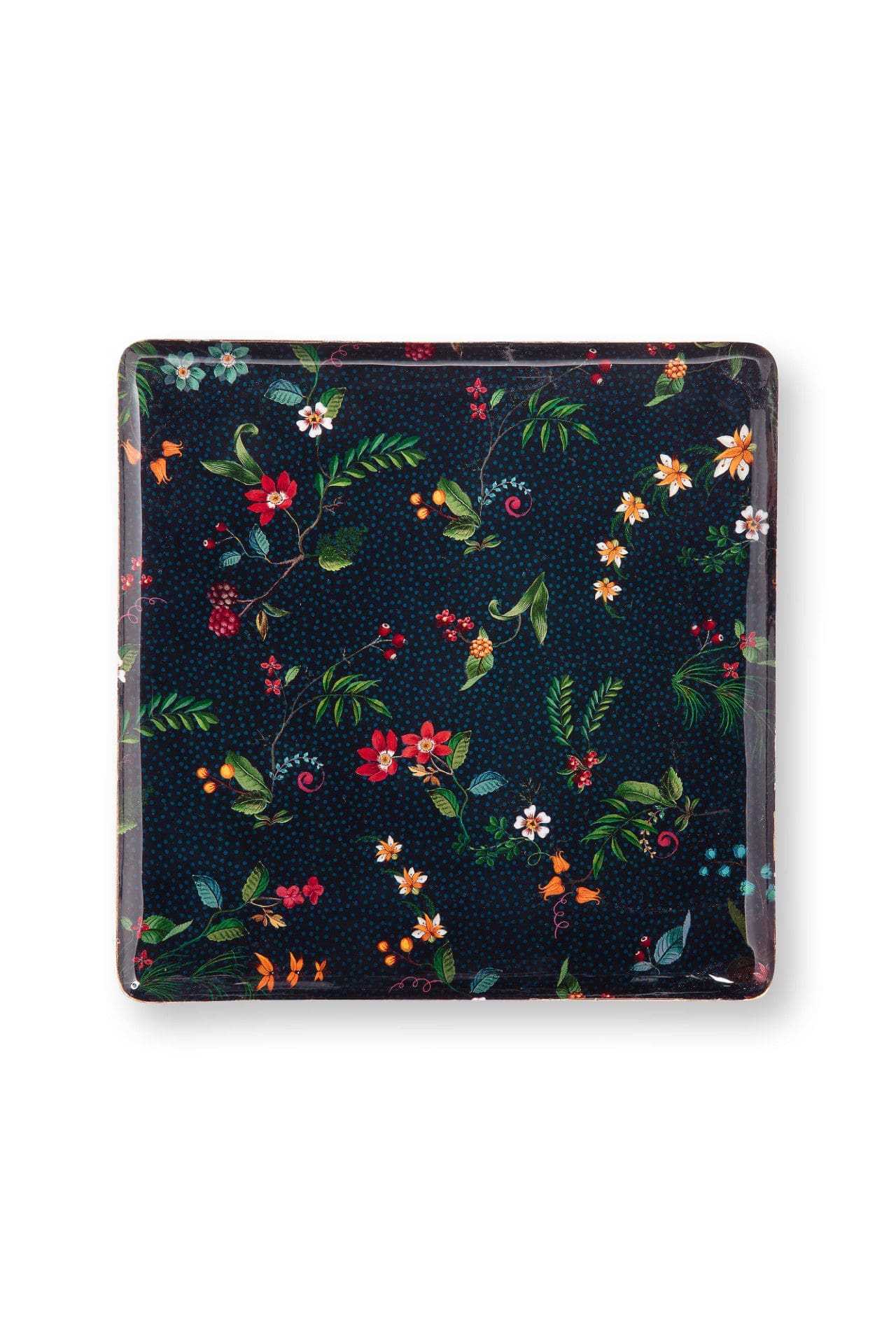 Plateau Carré 30.5 cm Blues Dark Blue, Pip Studio