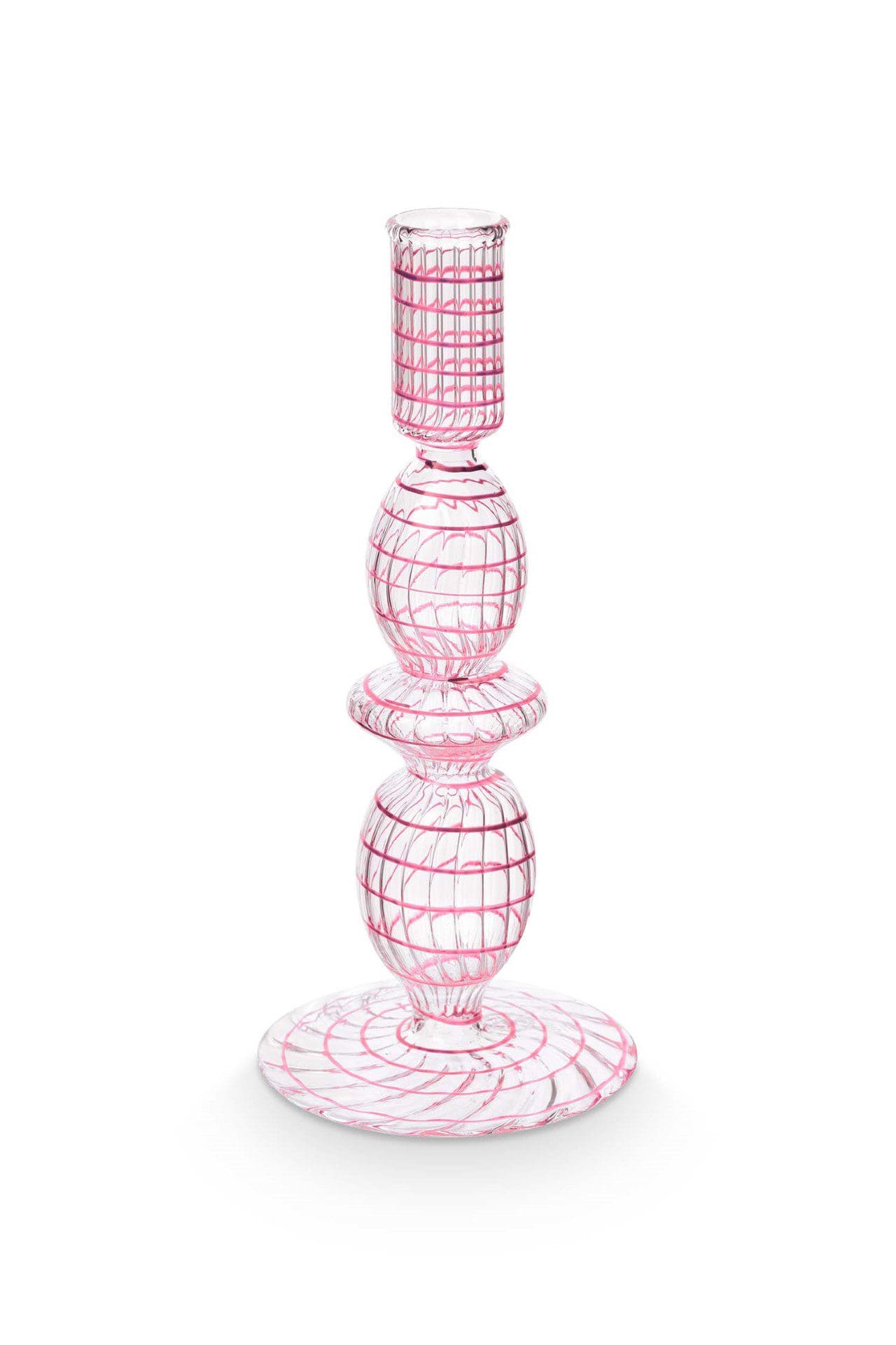 Bougeoir 20 cm Swirl Pink, Pip Studio