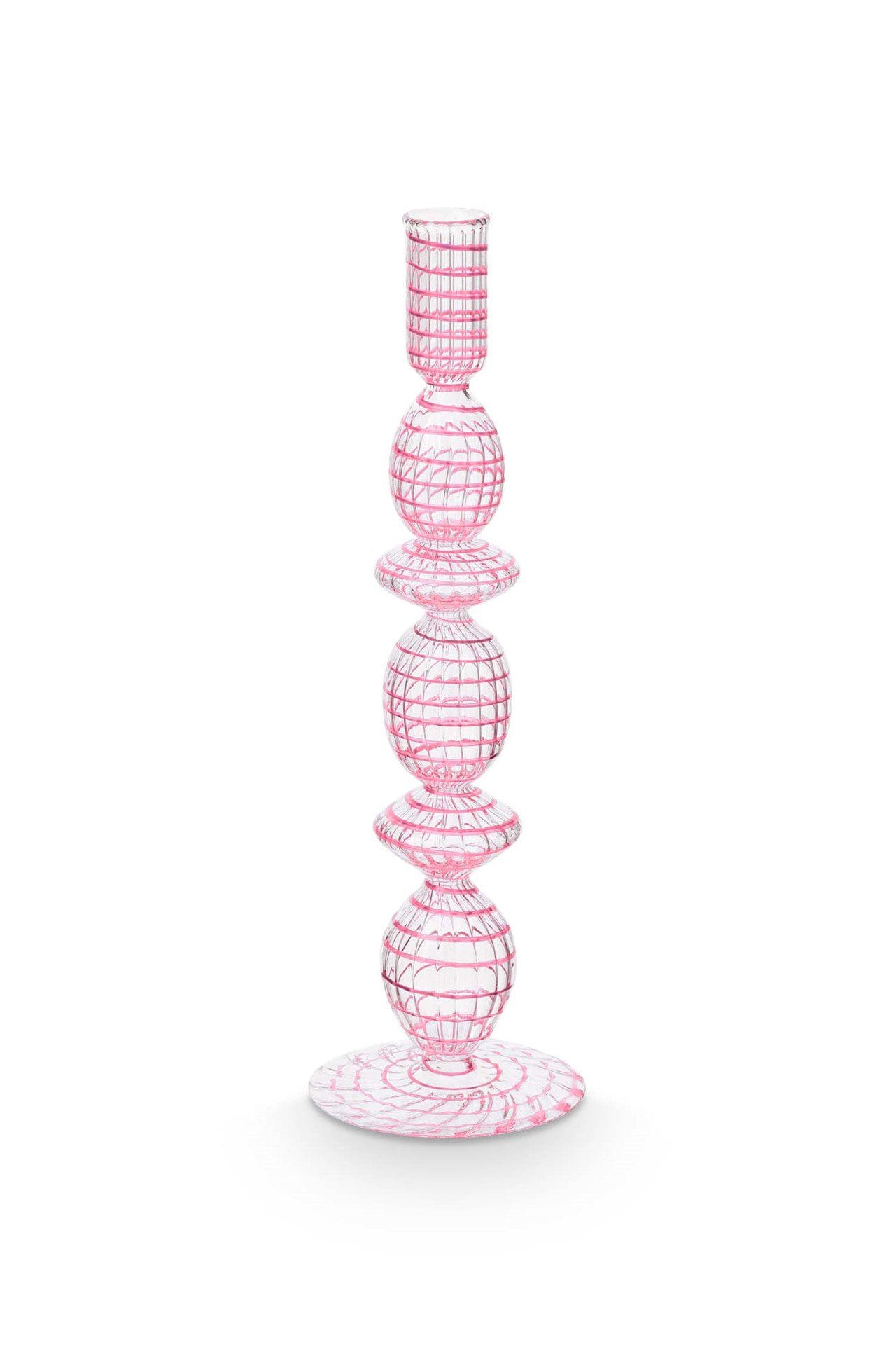 Bougeoir 28 cm Swirl Pink, Pip Studio