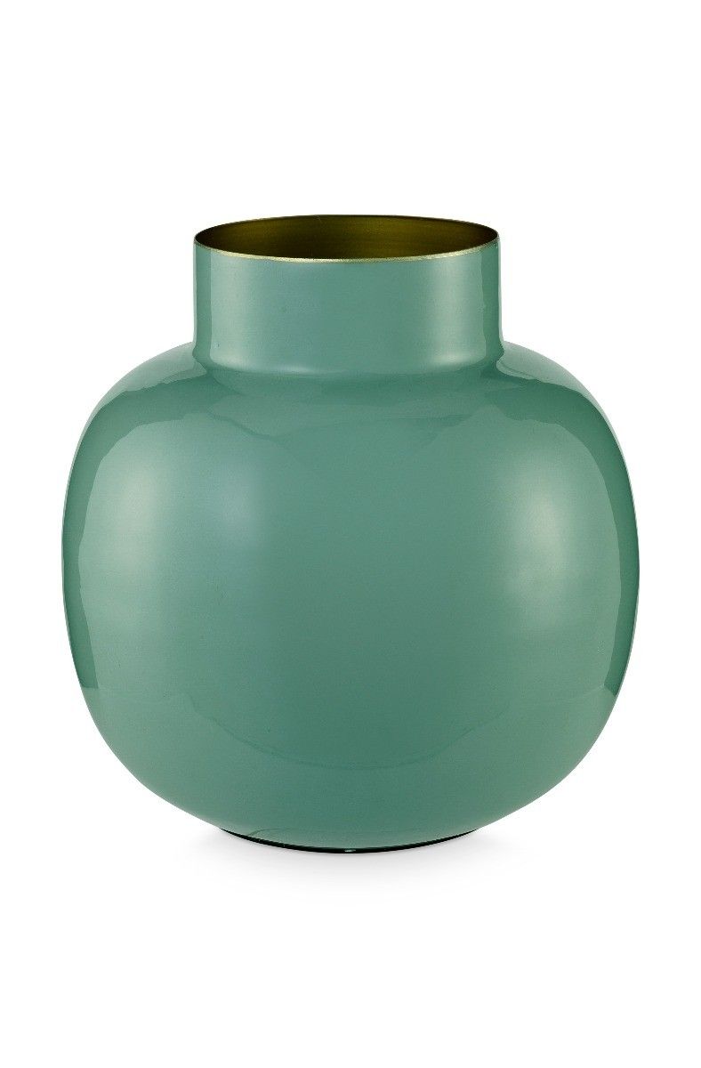 Vase en métal 25cm, Green, Pip Studio