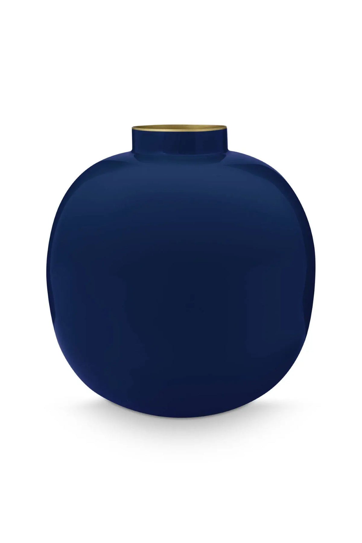 Vase en métal bleu 23 cm, Pip Studio