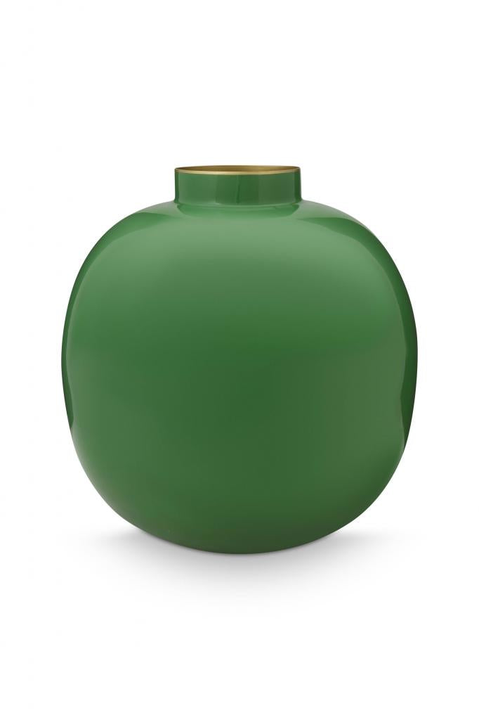 Vase Metal Green, 23cm, PIP STUDIO