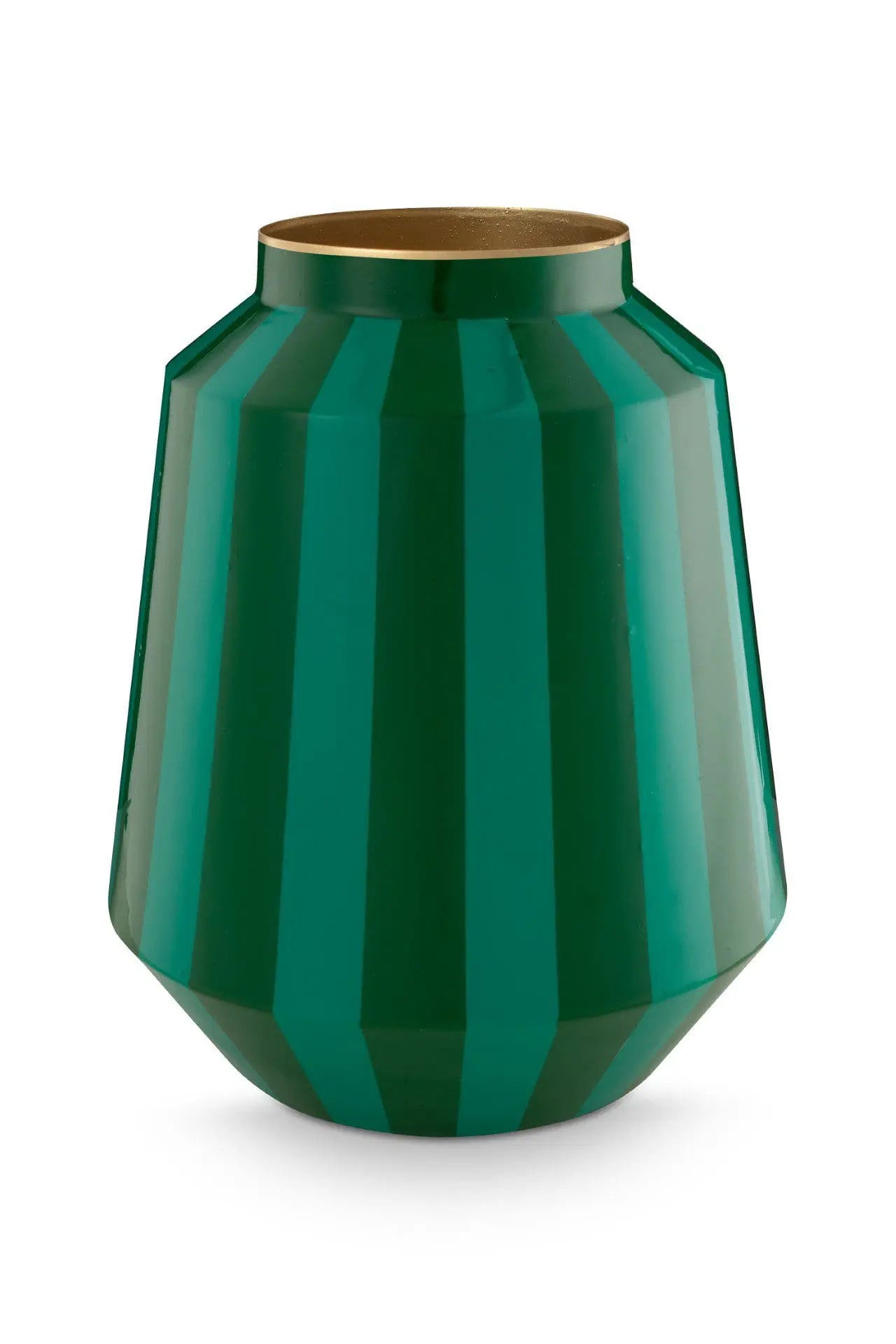 Vase  Métal 24x29cm, Stripes Green, Pip Studio