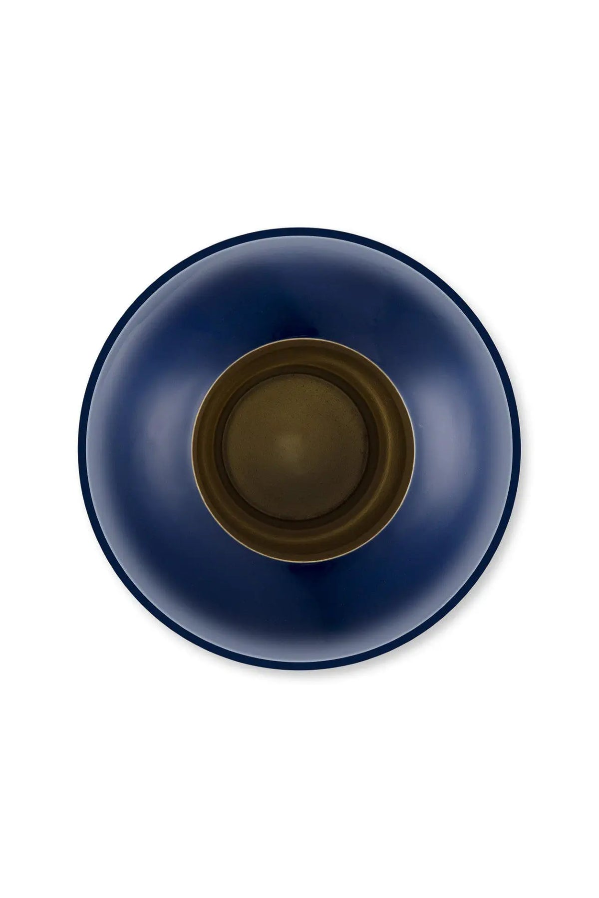 Vase en métal bleu royal grand format 31,5 x 42 cm, Pip Studio