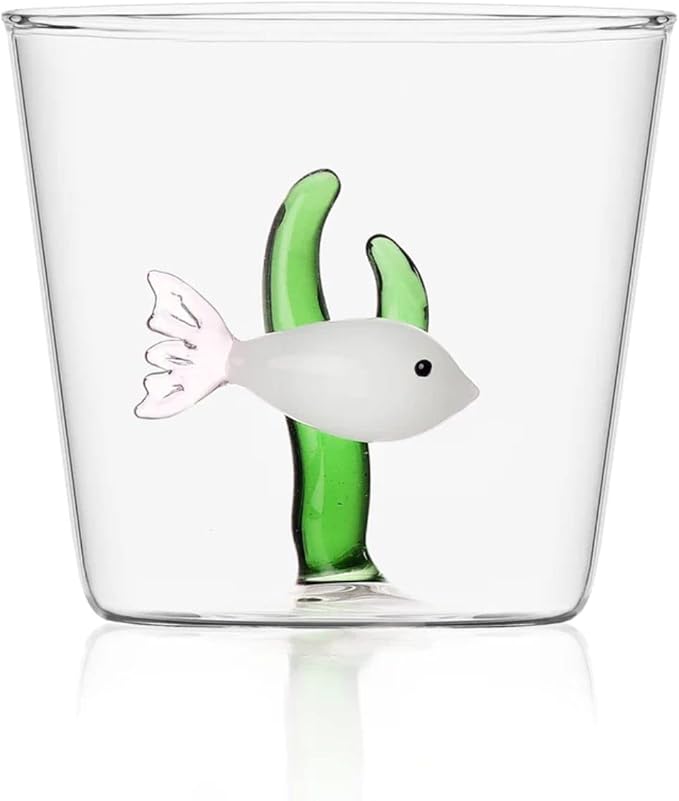 White Fish Green Seaweed Tumbler, Marine Garden, ICHENDORF 