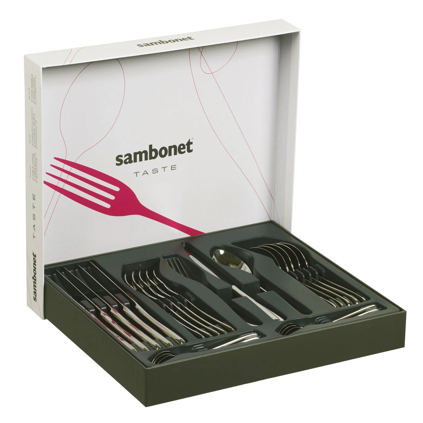 Ménagère 24 pièces Taste Acier, Sambonet