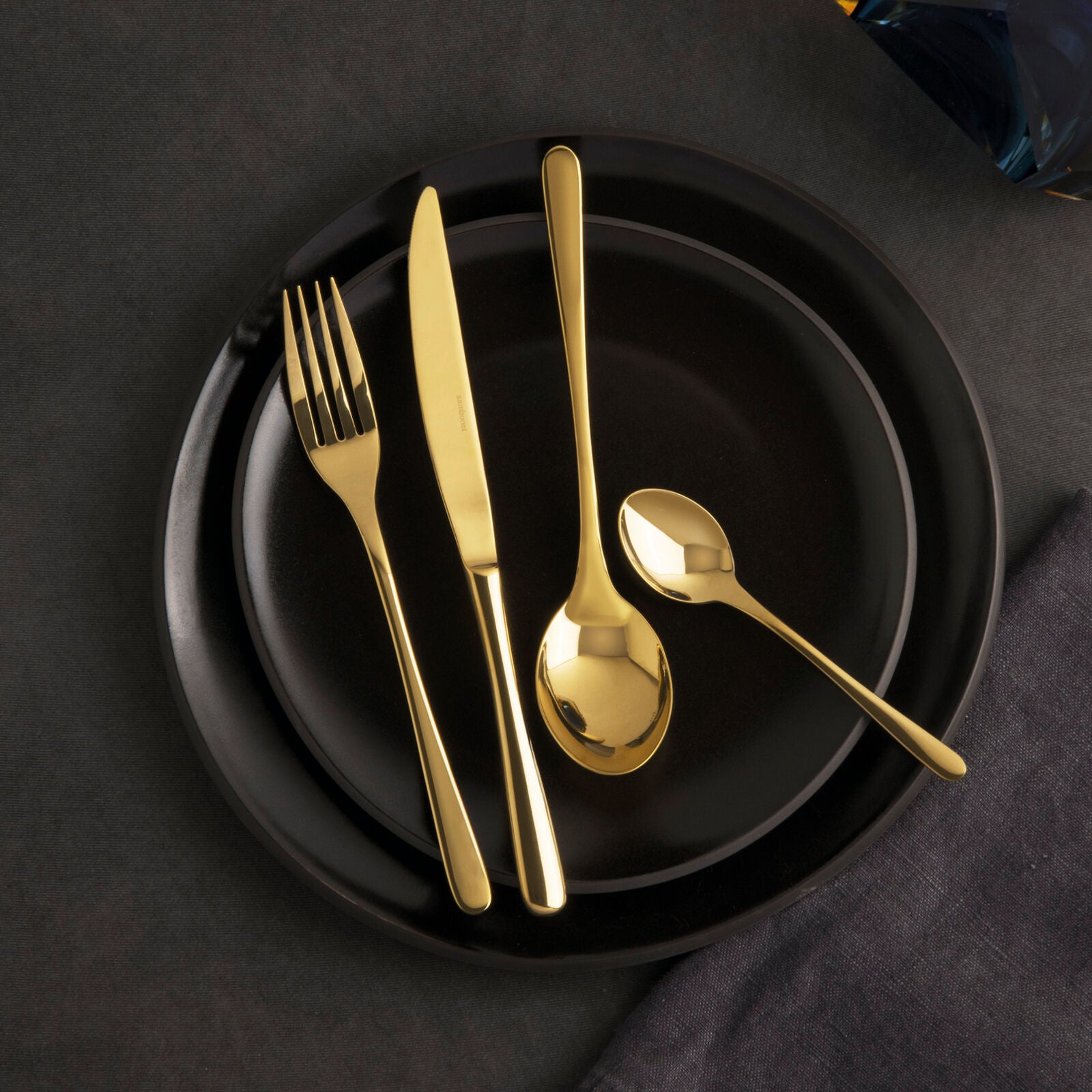 Ménagère 24 pièces Taste Gold, Sambonet