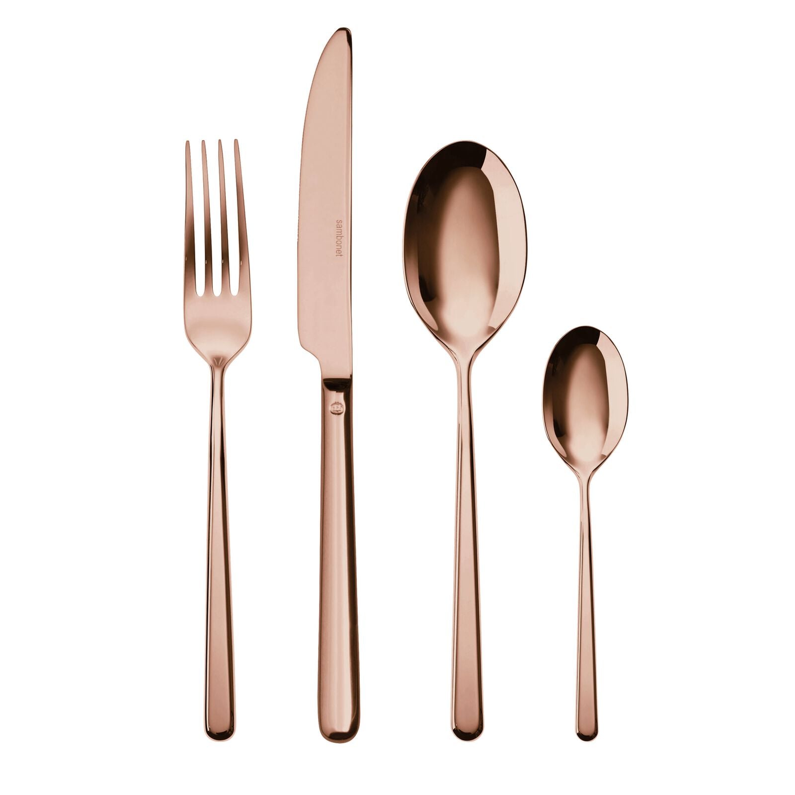 Ménagère 24 pièces Linear PVD Copper