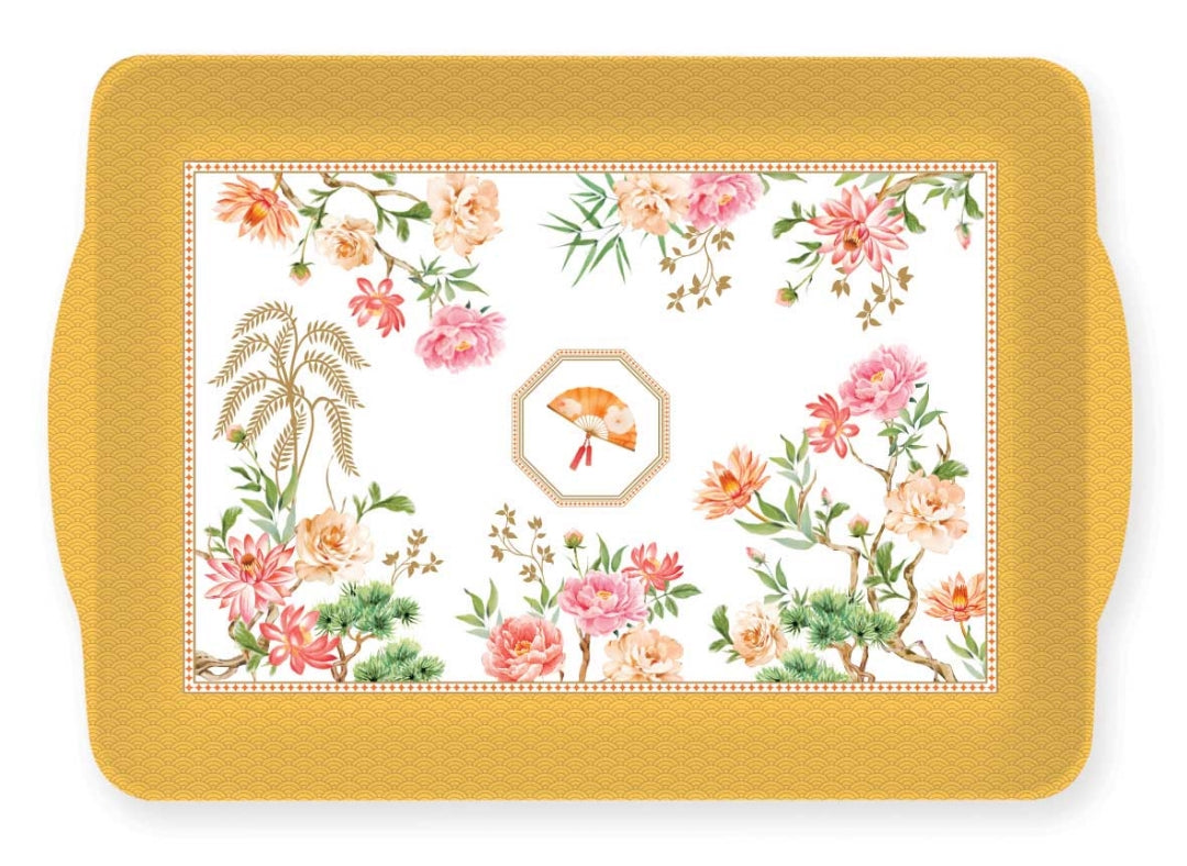 PLATEAU 33X22CM EN MELAMINE JARDINS D'ORIENT, Easylife