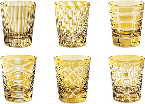 Set de 6 Gobelets 0,30L, Luxury Ambre, Livellara