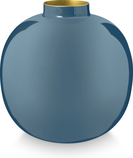 Vase en métal 23cm, Light Blue, Pip Studio