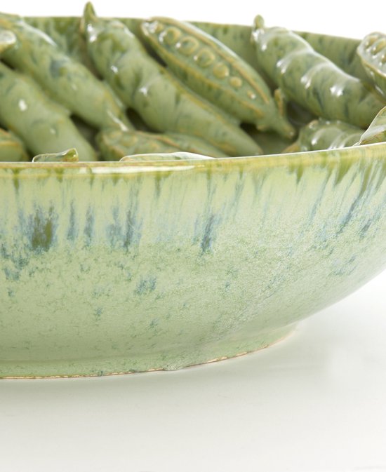 Plat Ø43x12 cm FABA céramique vert menthe, Light & Living