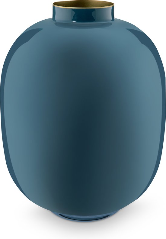 Vase en métal 32cm, Blue, Pip Studio