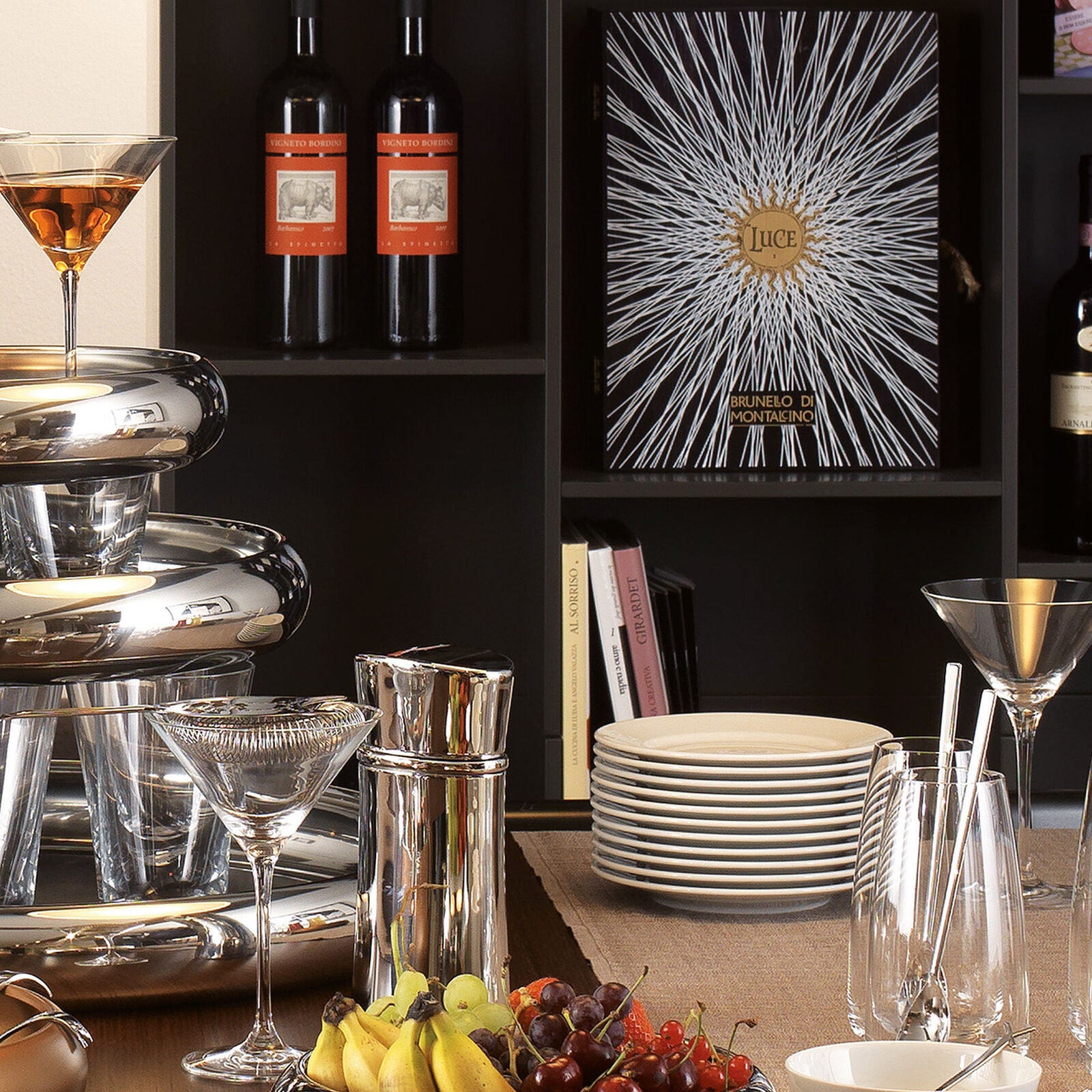 Shaker, Bamboo Acier