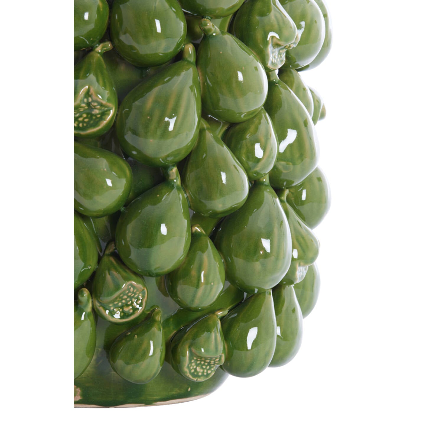 Vase déco 35x33x47 cm NATALIA céramique vert foncé, Light & Living