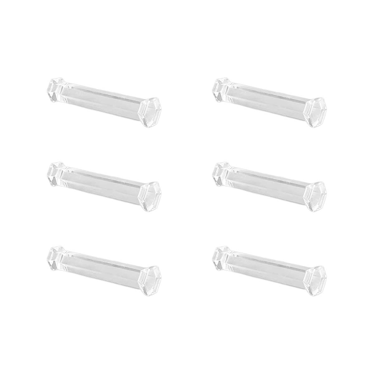 Porte-couteaux en cristal 3x3x10cm - lot de 6
