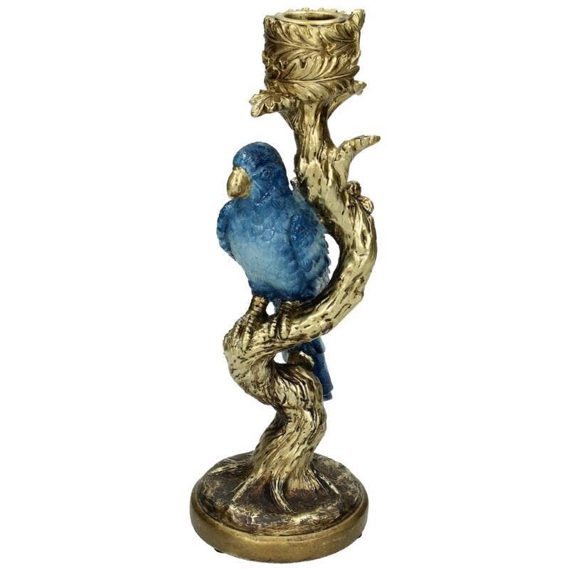 Bougeoir - Perroquet bleu ↑ 26 cm, Trendhero