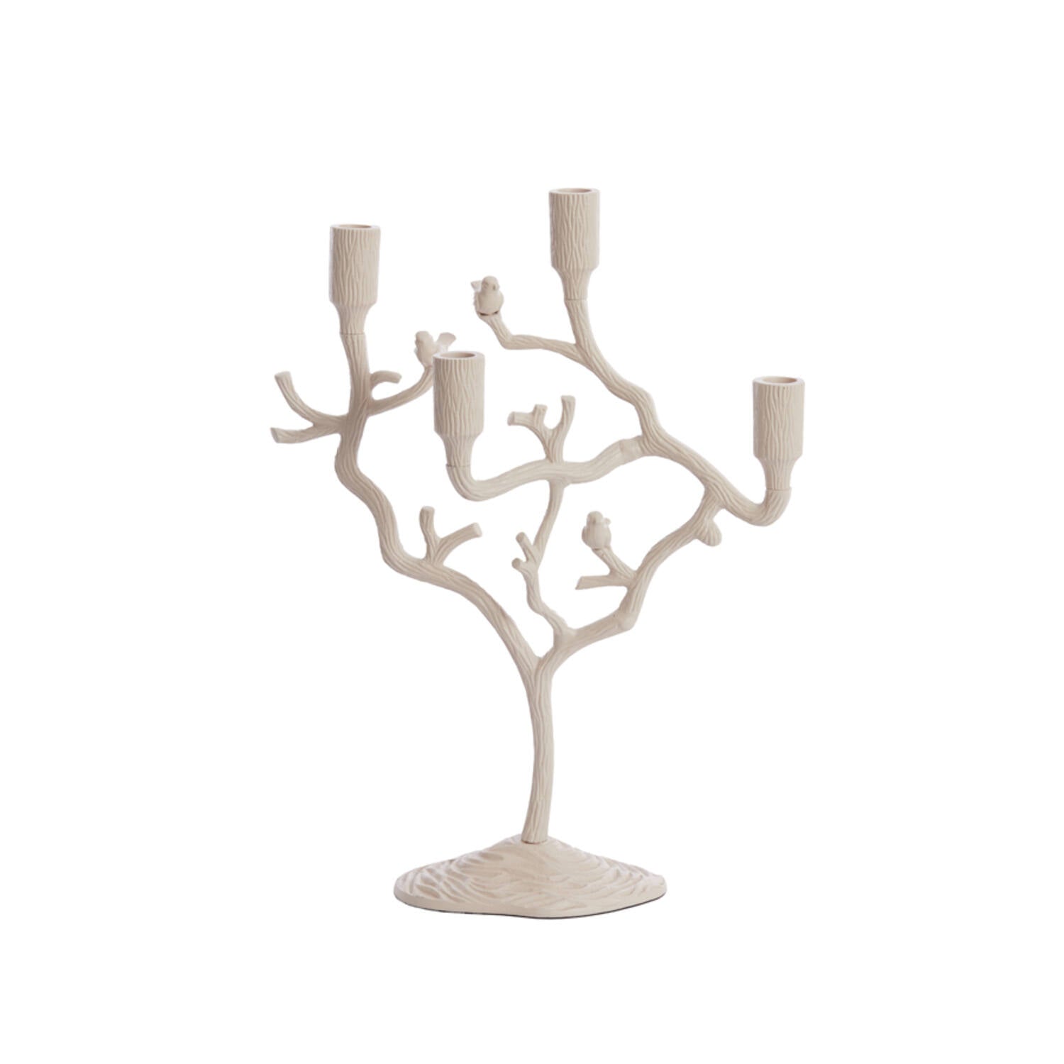 Chandelier 4L 35x14x47 cm JARDIA crème, Light & Living