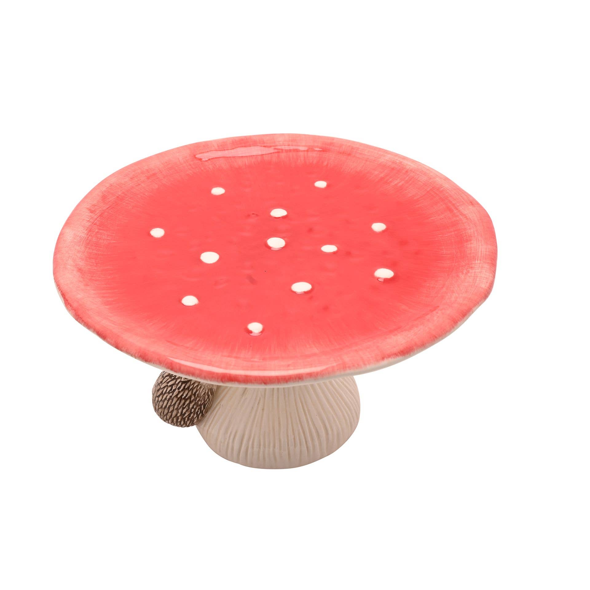 Présentoir à gâteau Champignon & Hérisson Country Living