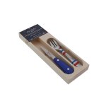 Coffret de 6 fourchettes à huître avec lancette, Bastide