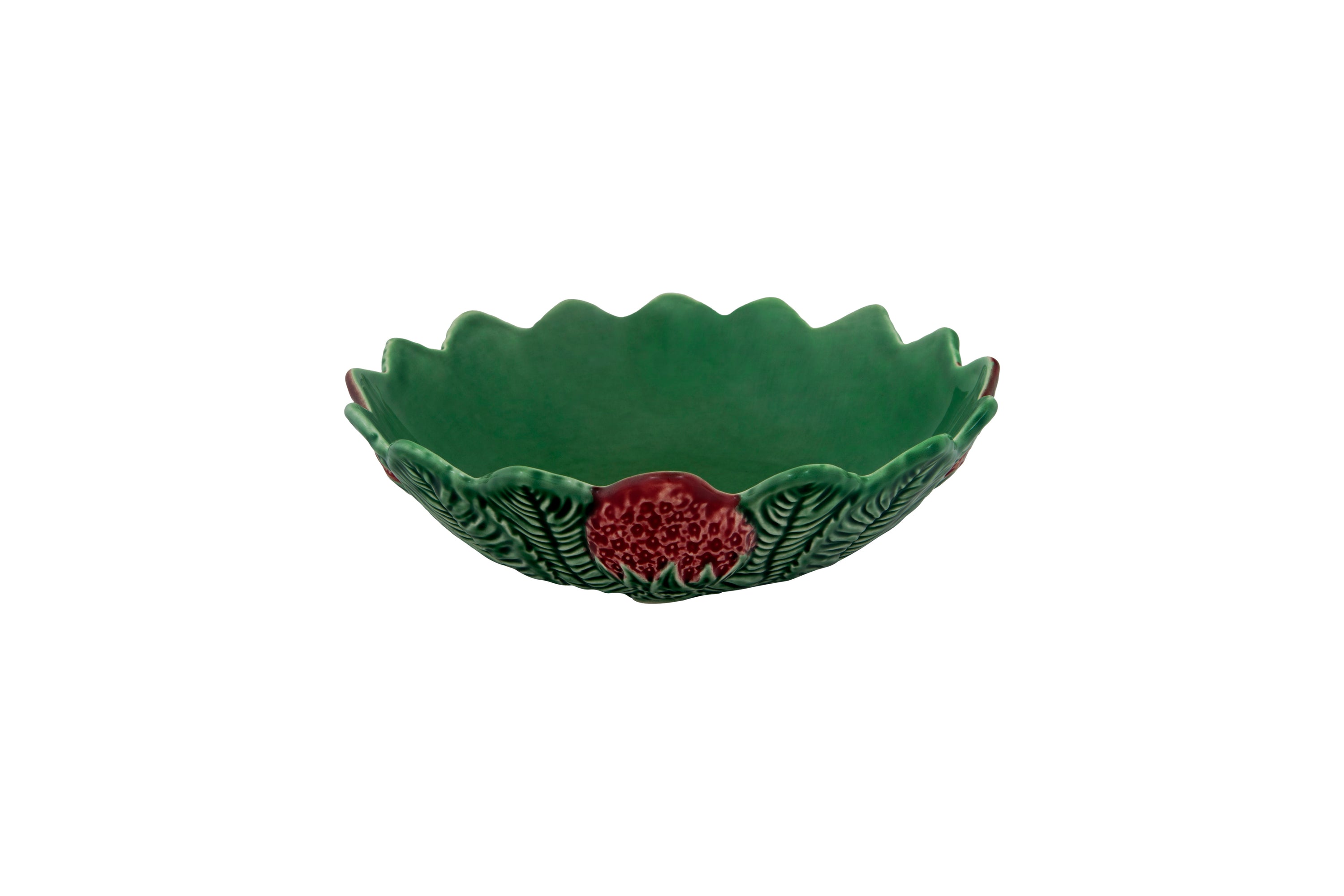 Grand Bol 23.5cm, Des Fraises, Bordallo pinheiro