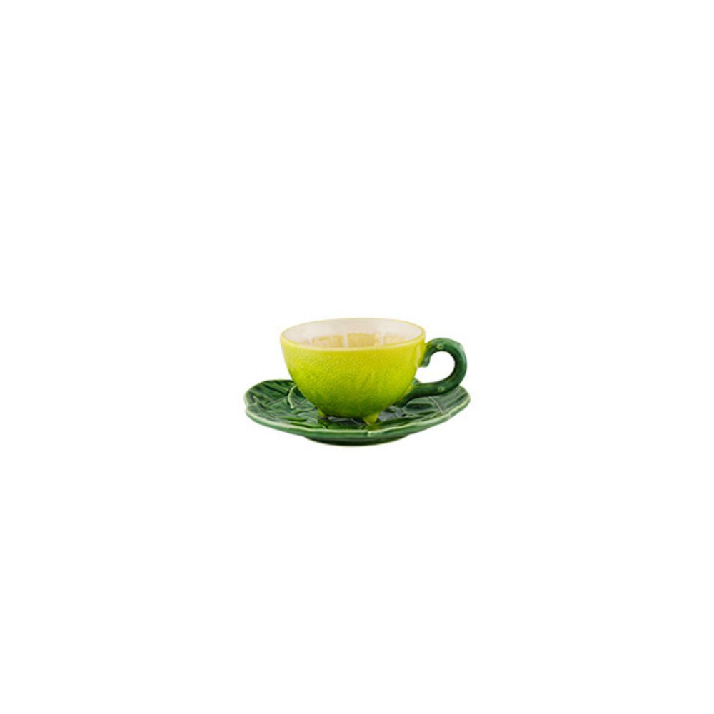 Tasse et Soucoupe à Thé, Citron, Bordalo Pinheiro