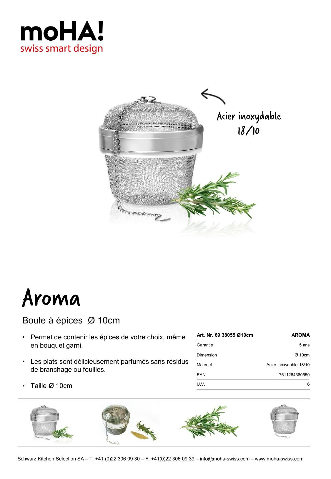 Boule à Bouquet Garni, Aroma