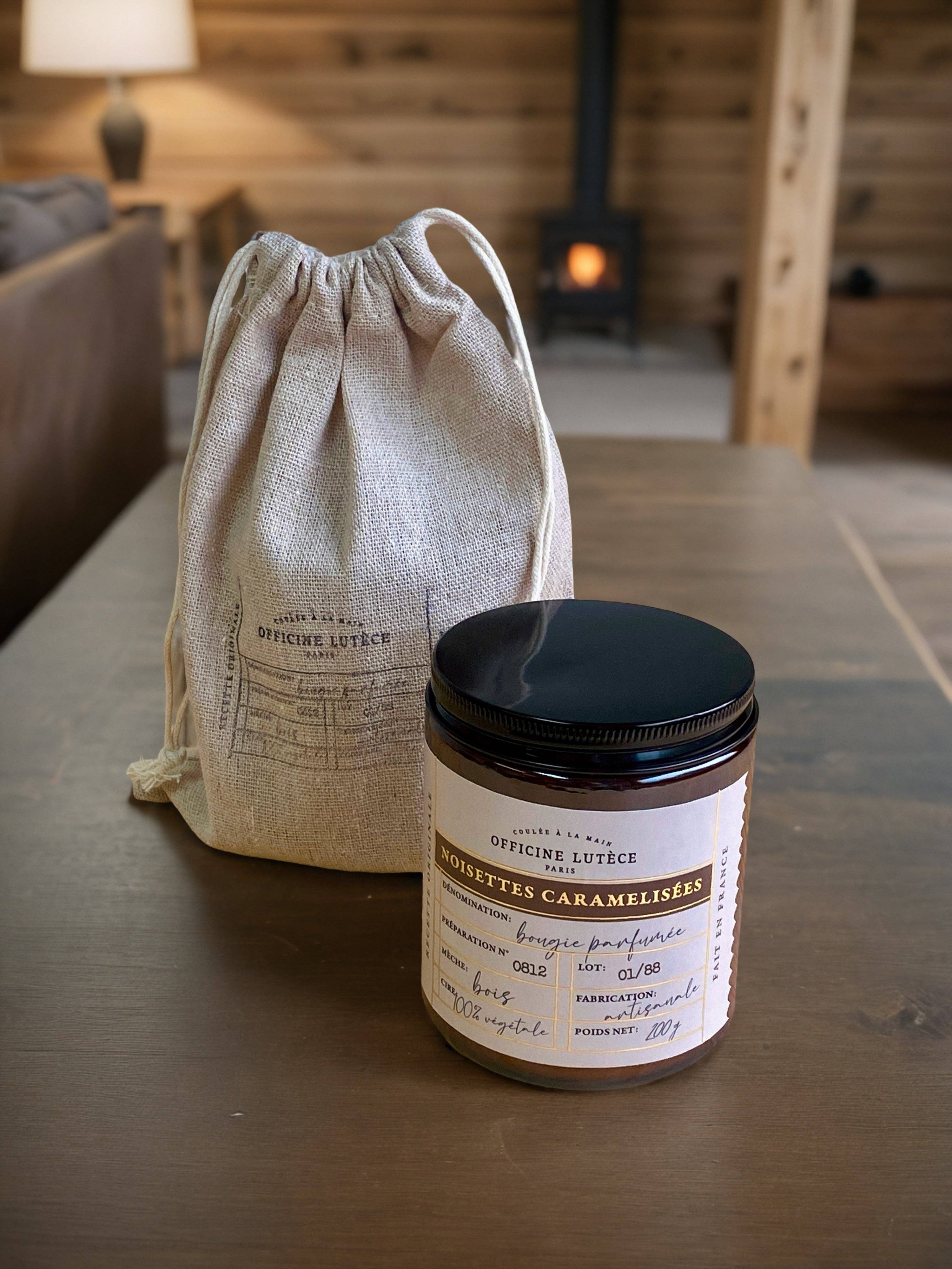 Bougie parfumée Noisettes caramélisées - 200g