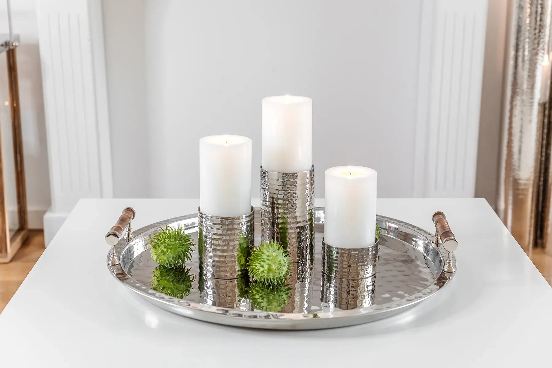 Plateau Martelé 55 cm Hugo, Edzard