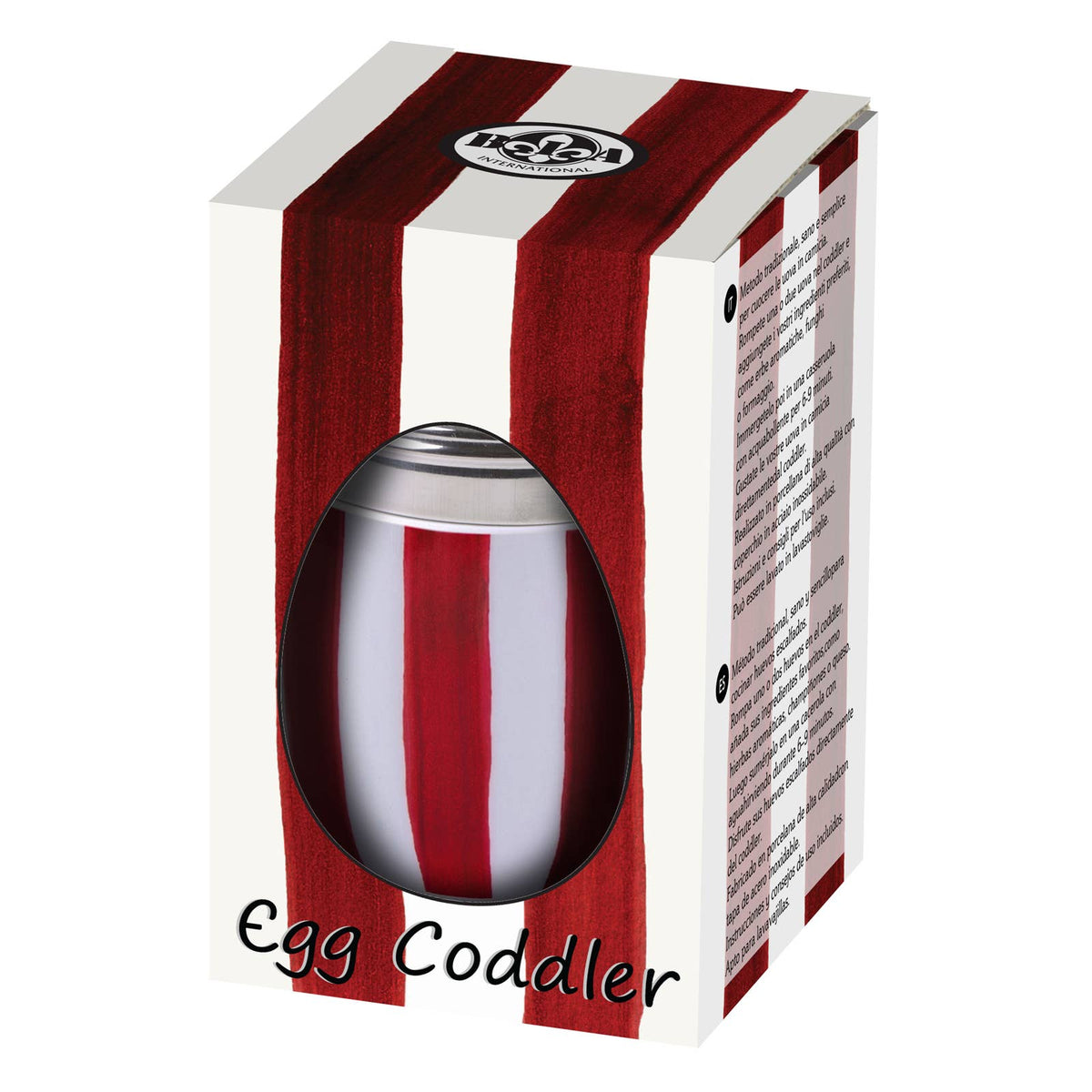 Egg Coddleur d'œufs Rayures rouge, DRH