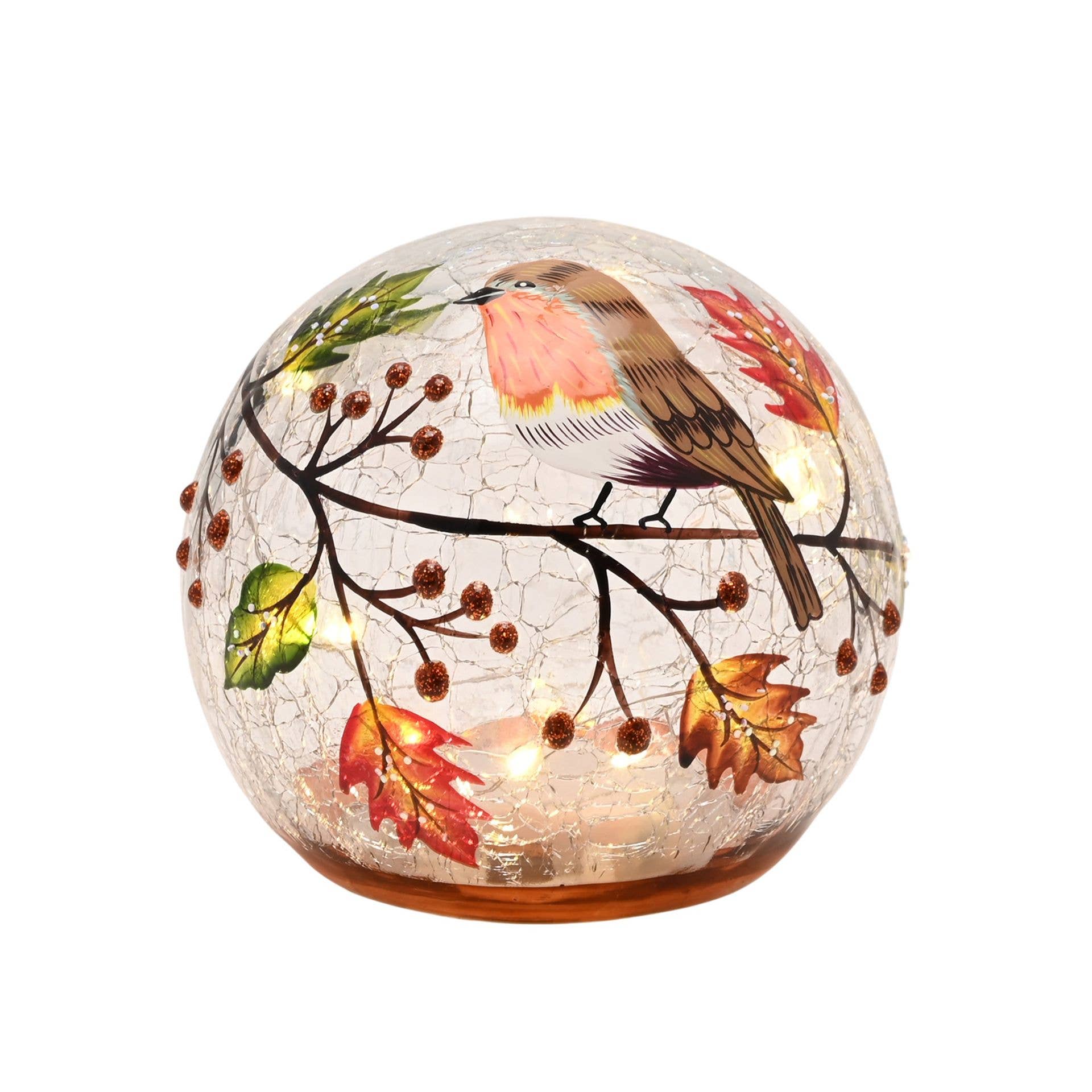 Boule lumineuse LED Automne Robin de Country Living