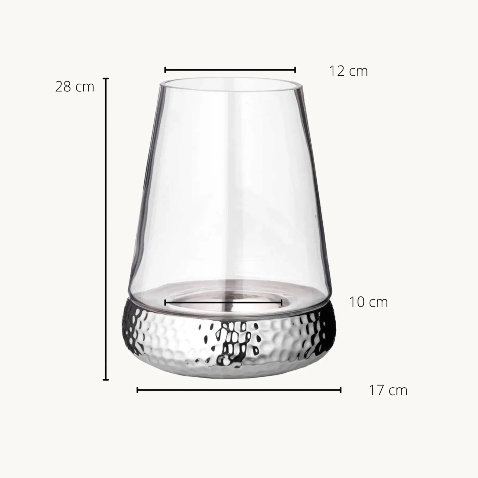 Photophore 28 cm Bora, Edzard