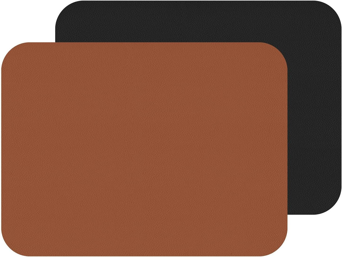 Set de 2 Sets de Table 46x33cm, Cognac/noir, N2J