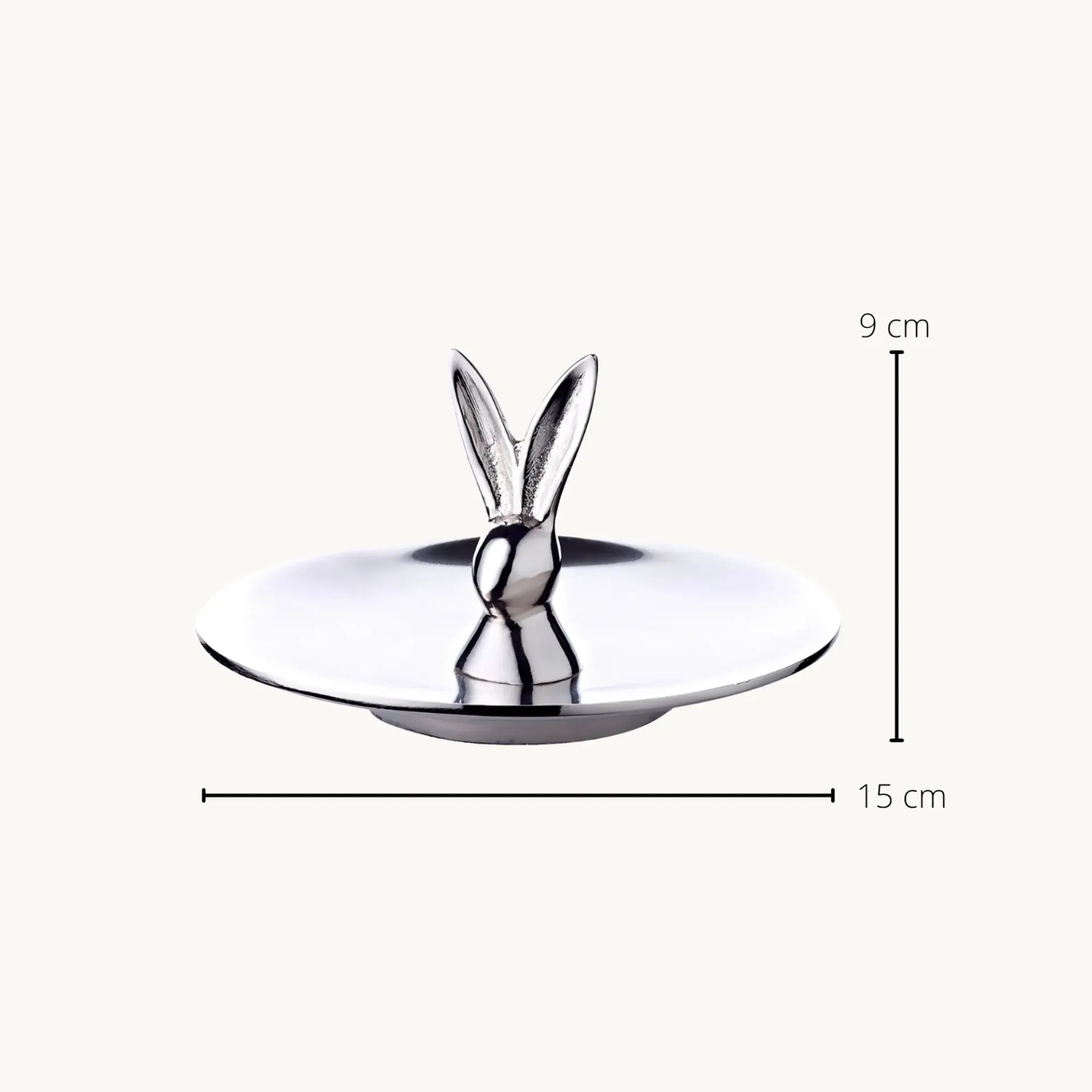 Plat Biscuit 15 cm Lapin ,Edzard