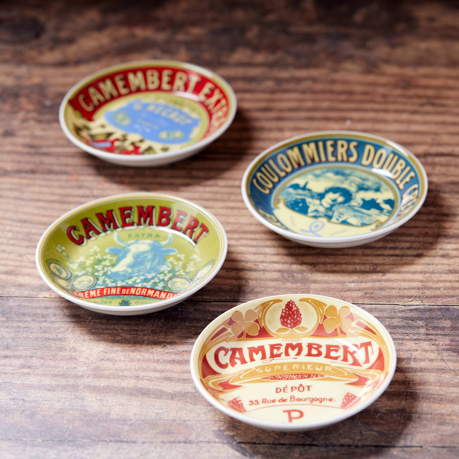 Ensemble de 4 Coupelles Classiques pour Chutney Camembert
