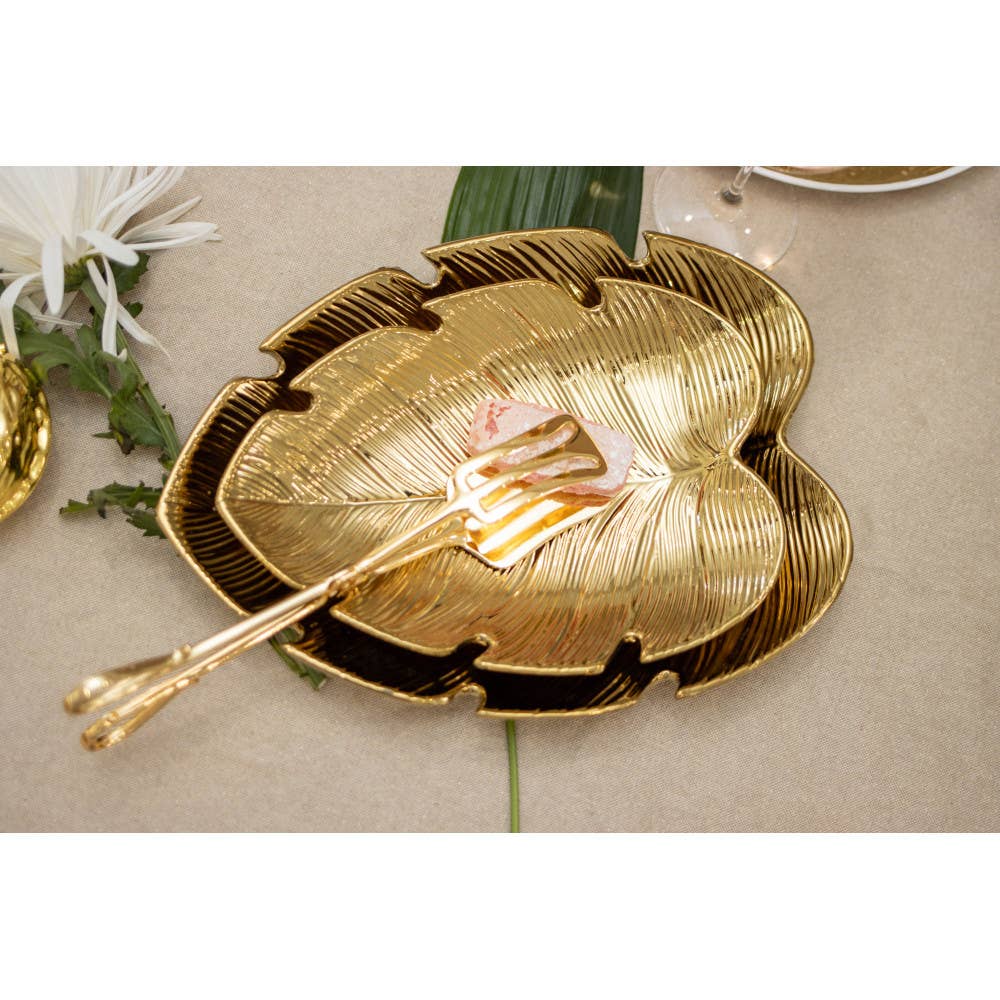 Pince à gâteaux doré 27cm