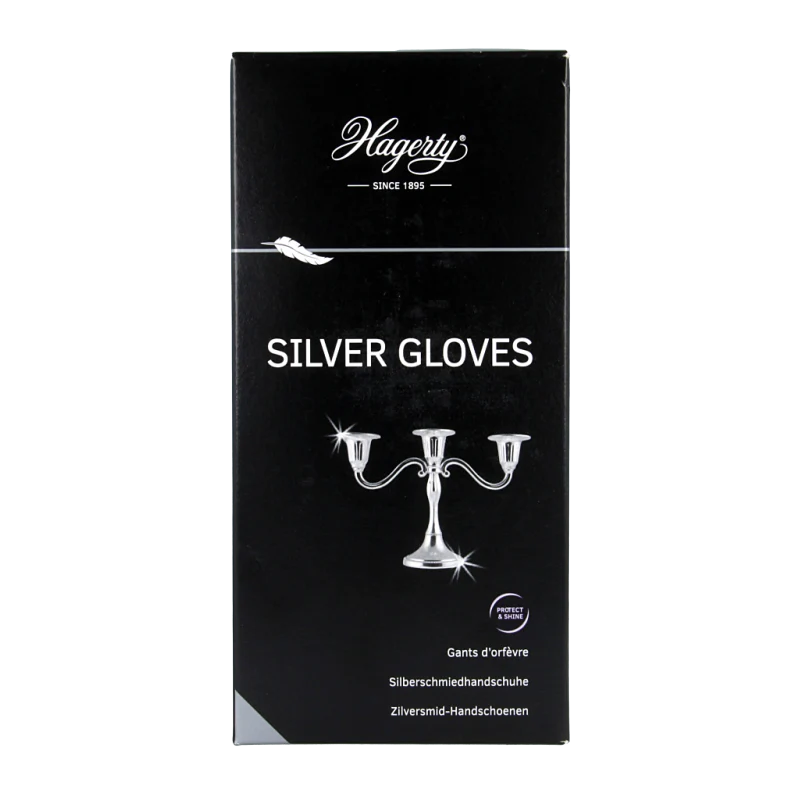 Silver Gloves 1 PAIR  Gants Argenterie