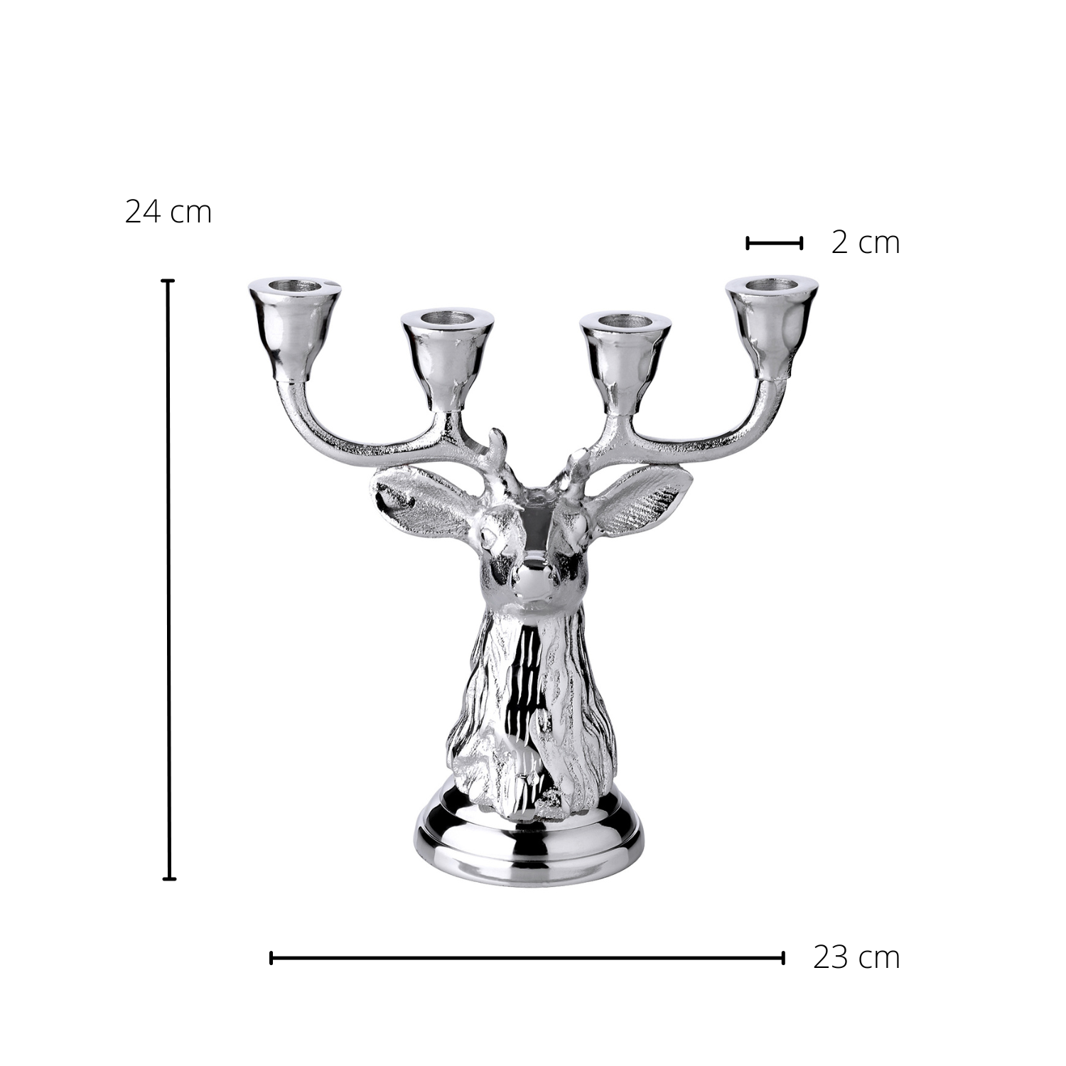 Chandelier Cerf 23.5 cm Kitu, Edzard