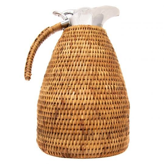 Carafe isotherme en acier inoxydable 1,5L Rattan: Tudor Noir