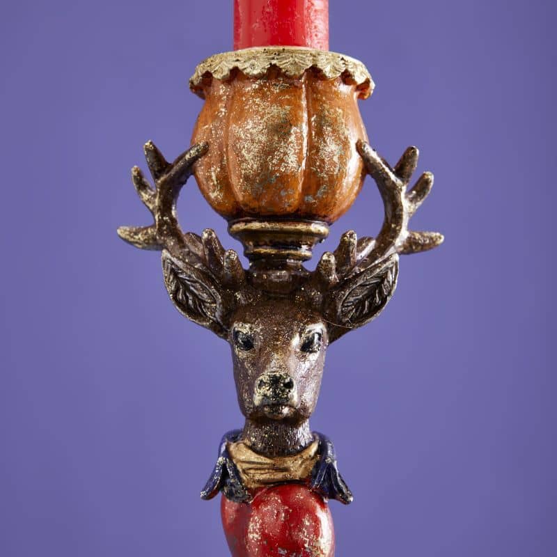 Chandelier Écureuil Sur Couronne, 9 x 9 x 32,5 cm: Mehrfarbig (14)