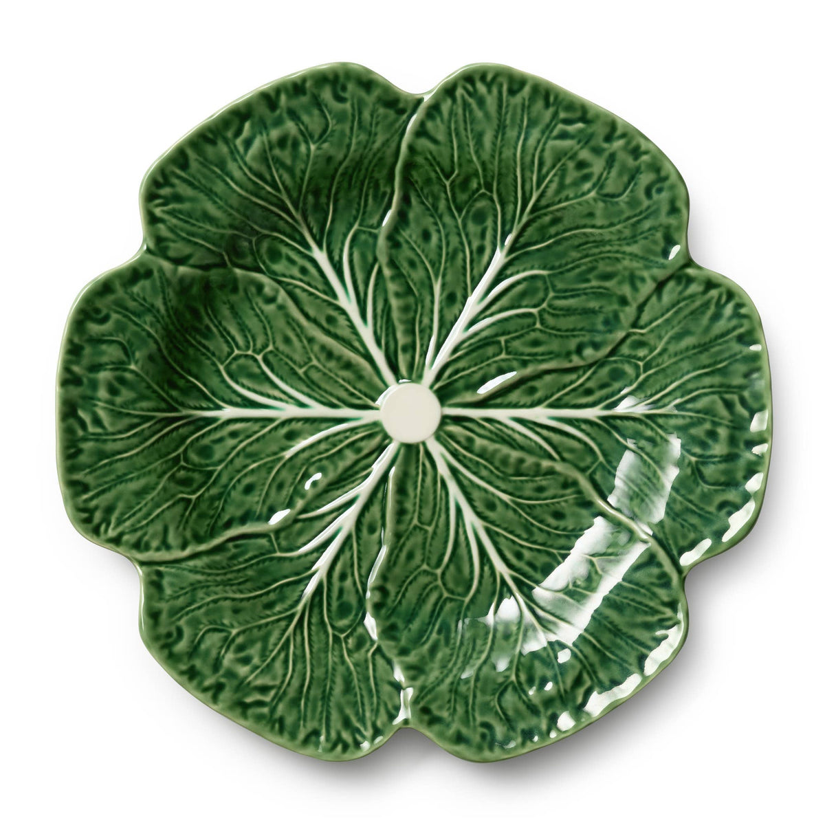 Plat rond en 3D en forme de chou Le Jardin, 33 cm