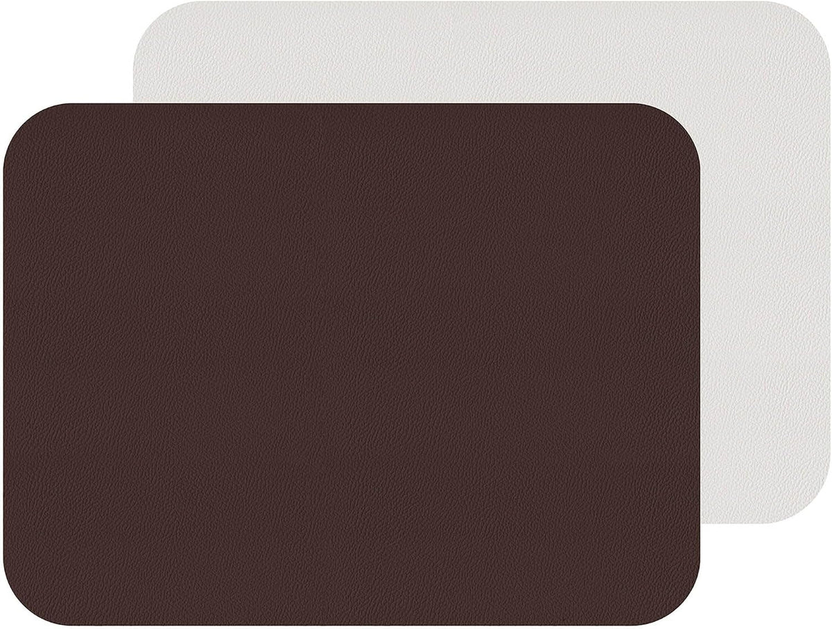 Set de 2 Sets de Table 46x33cm, Marron/blanc, N2J