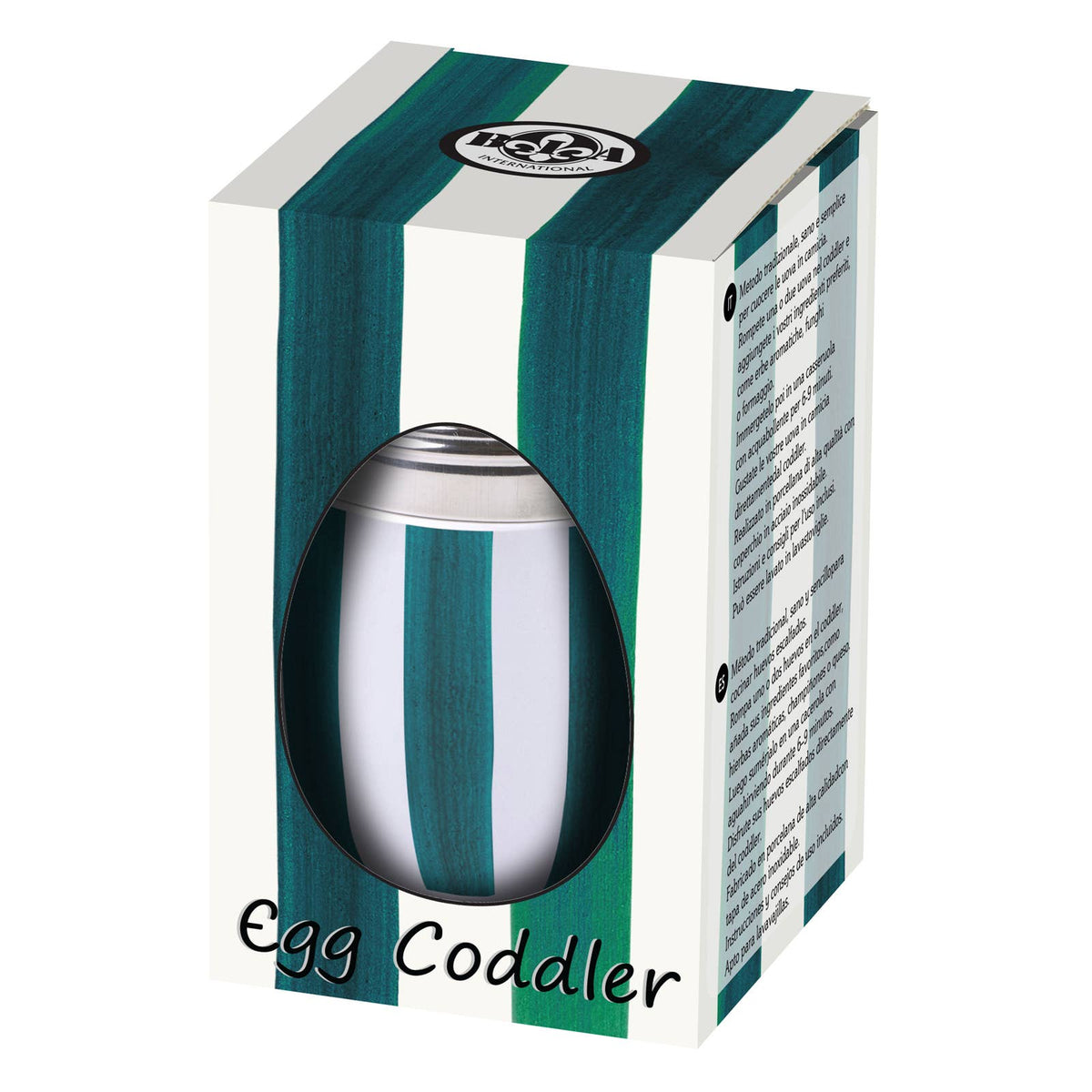 Egg Coddler d'œuf Rayures Vertes, DRH